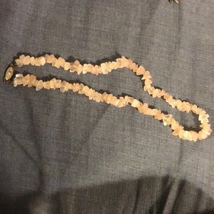 Rose quartz necklace